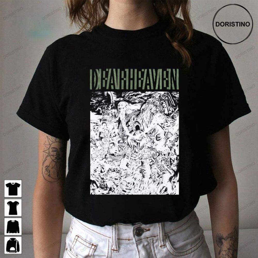 Whtie Deafheaven Limited Edition T-shirts